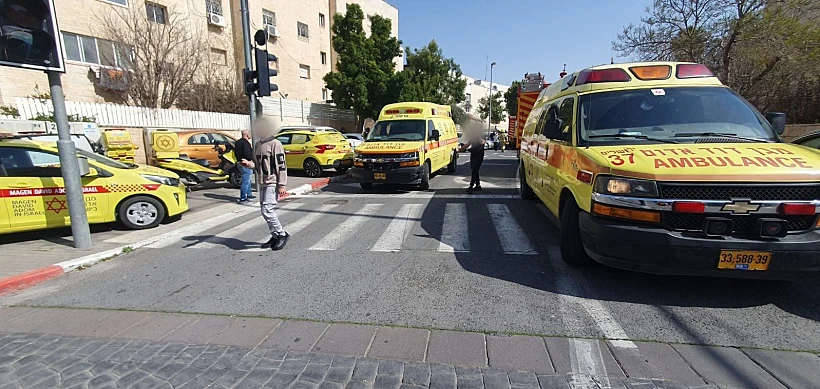 זירת פיצוץ בלון הגז בירושלים