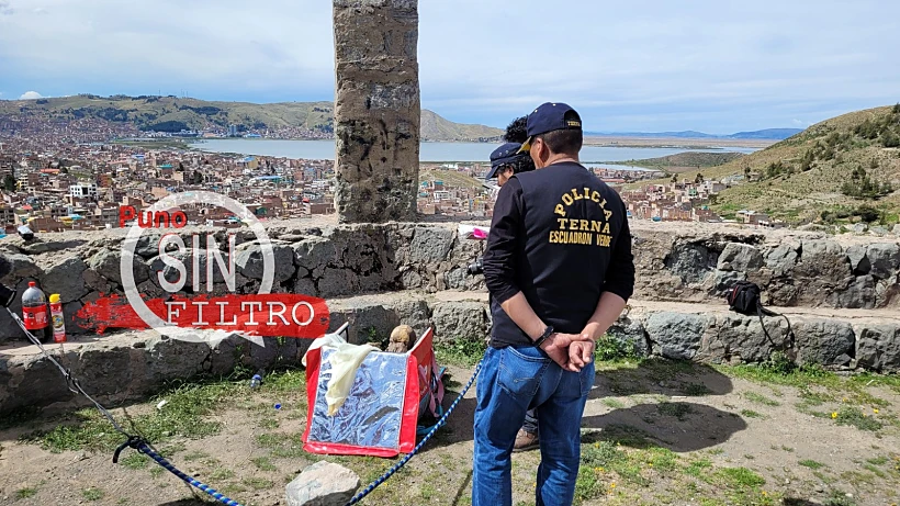 המומיה שאותרה ברשותו של הגבר בפרו