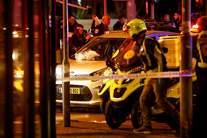 זירת הפיגוע ברחוב דיזנגוף