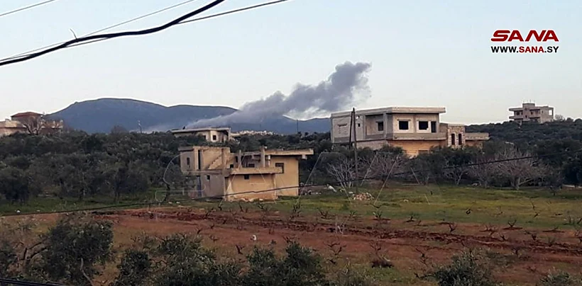 אזור התקיפה בסוריה