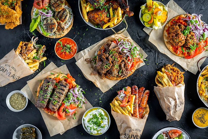 סובלקי, סופלקי, שווארמה