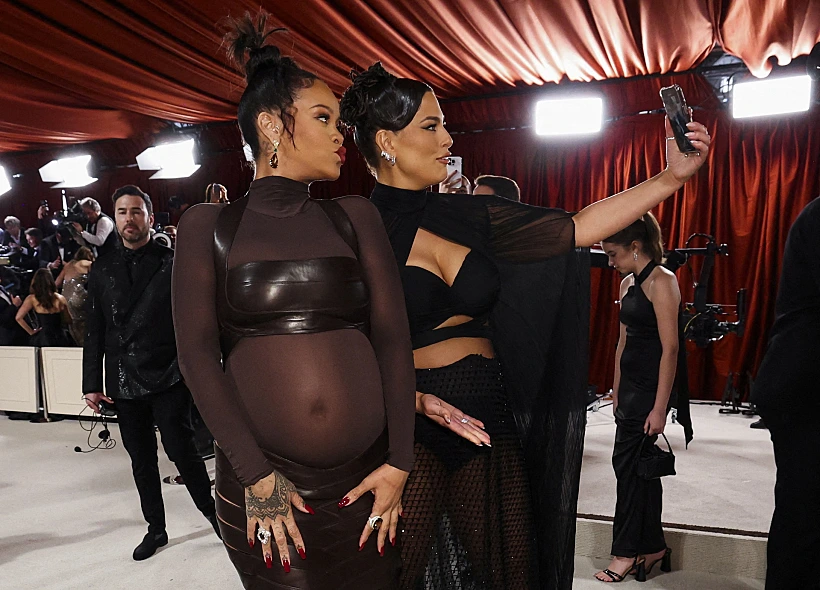 ריהאנה ואשלי גרהאם בטקס האוסקר 2023