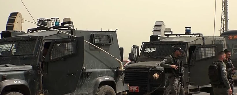 זירת הפיגוע באזור מגידו