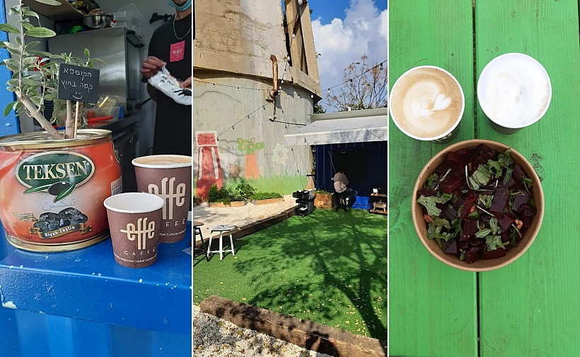 קופסא קפה בחוץ