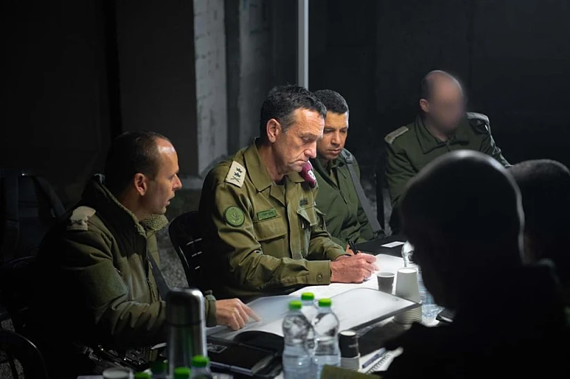 הרמטכ''ל הרצי הלוי בגבול הצפון