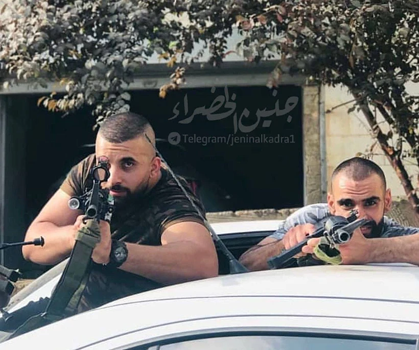 המחבלים יוסף שרים ונידל ח'אזם, שחוסלו בג'נין