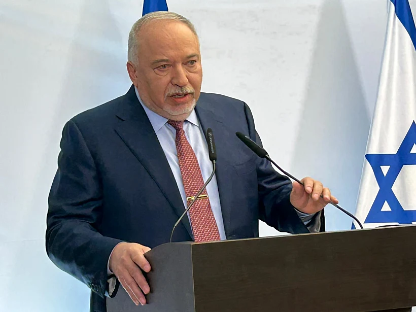 ח''כ אביגדור ליברמן בהצהרת ראשי האופוזיציה