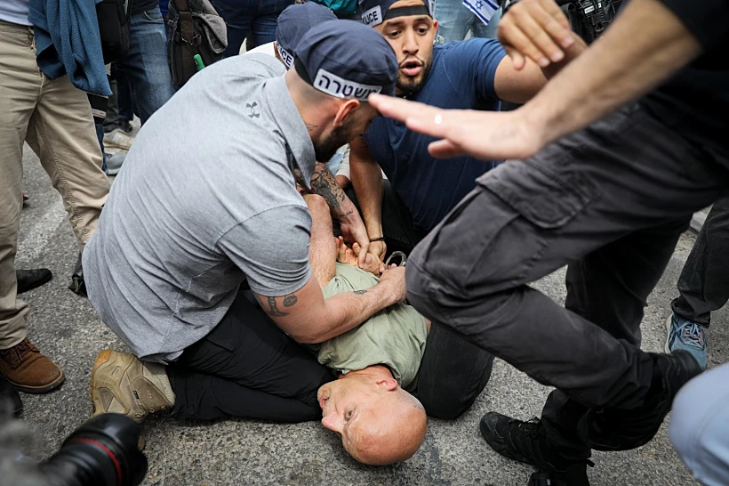 מעצרים ועימותים בתל אביב