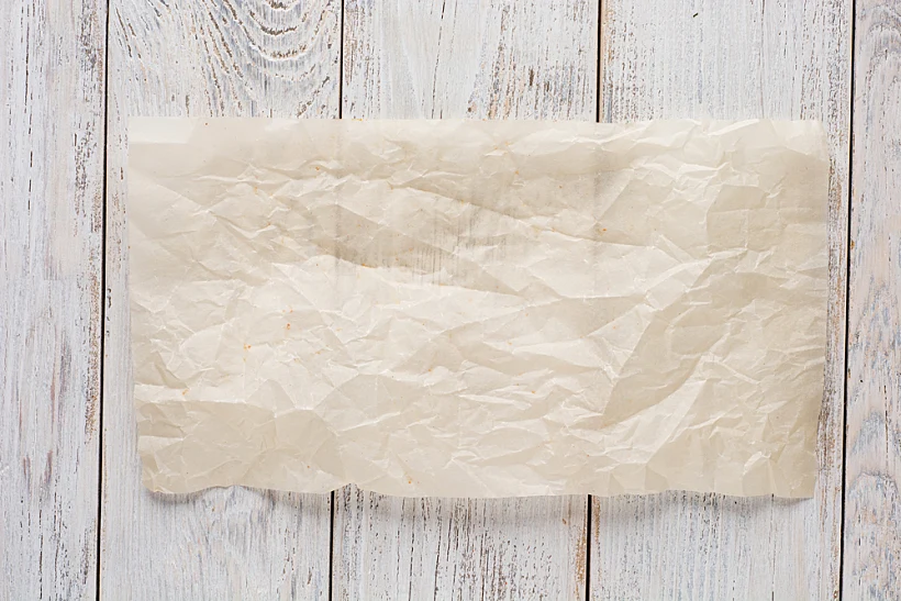Cooking,paper,over,wooden,table,background,close,up