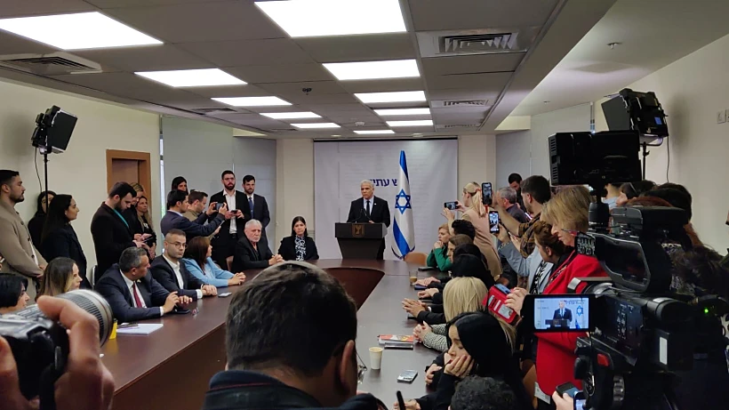 נאום יאיר לפיד לעצירת החקיקה