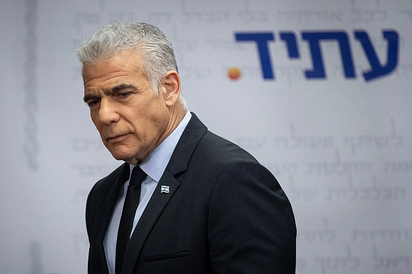 ראש האופוזיציה יאיר לפיד