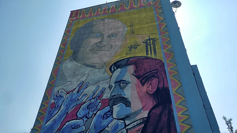 לך ולנסה - אמנות רחוב גדנסק