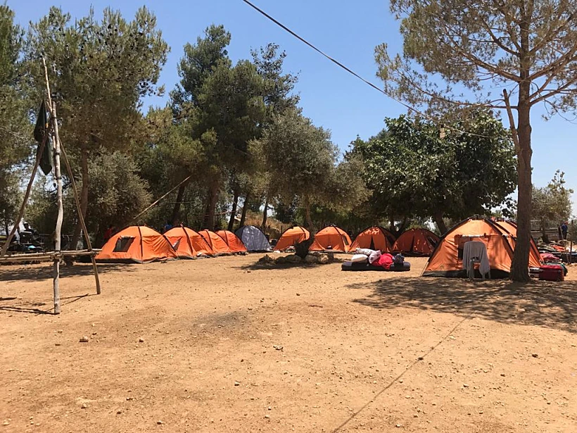 קמפינג באתר לאומי הקסטל