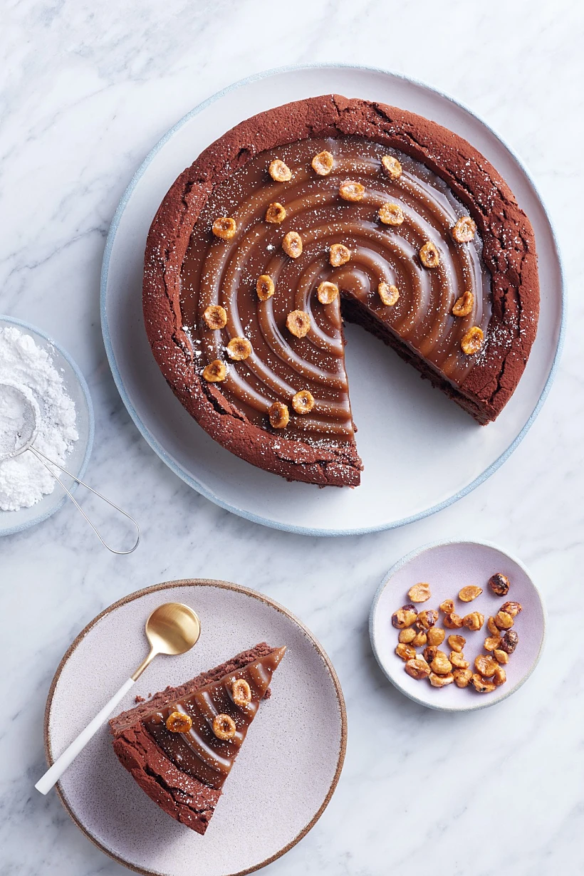 עוגת פאגד' שוקולד קרמל של רולדין