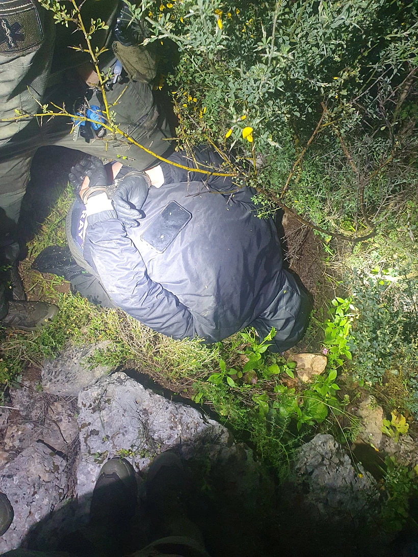 מעצרו של אחד החשודים