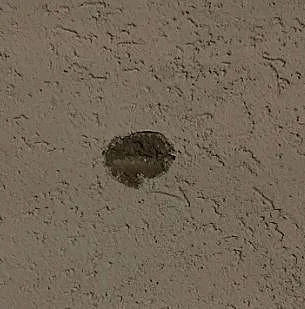 נזק לאחד הבתים בקיבוץ מעלה גלבוע