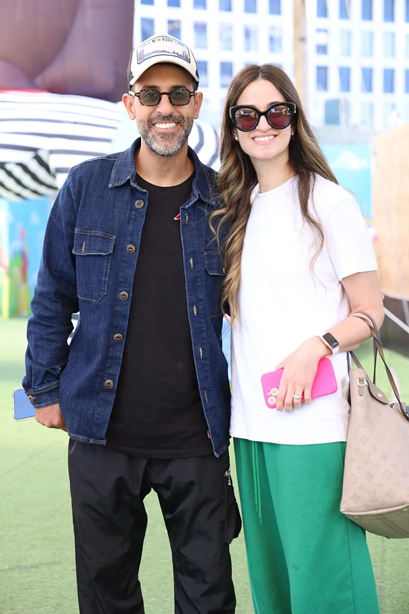 דודו אהרון ואשתו נטלי