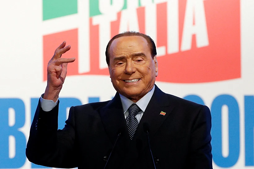 File Photo: Former Italian Pm Berlusconi Attends A Rally In Rome