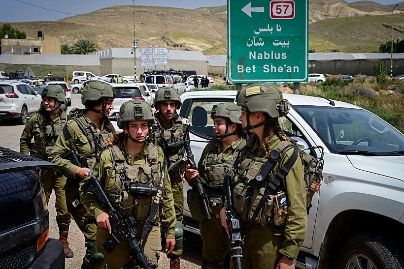 זירת הפיגוע בבקעת הירדן, חמרה