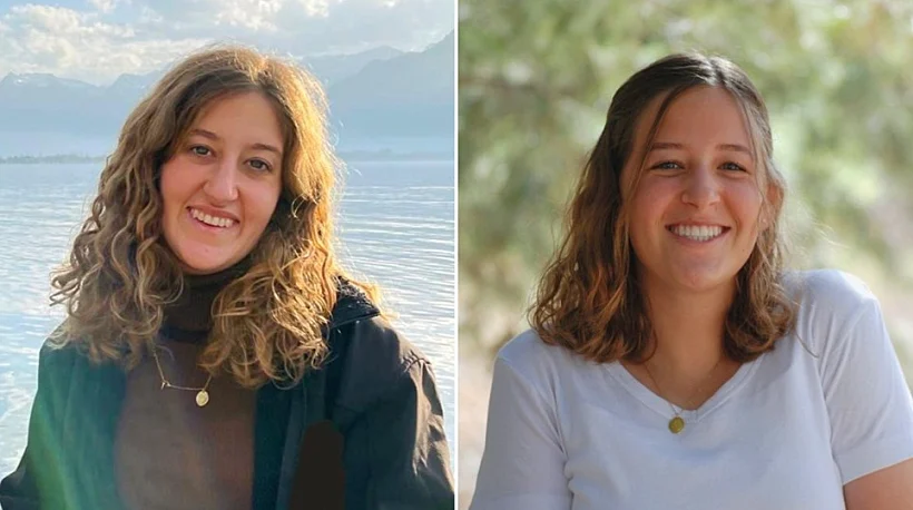 האחיות שנרצחו בפיגוע בבקעה, רינה (מימין) ומאיה די