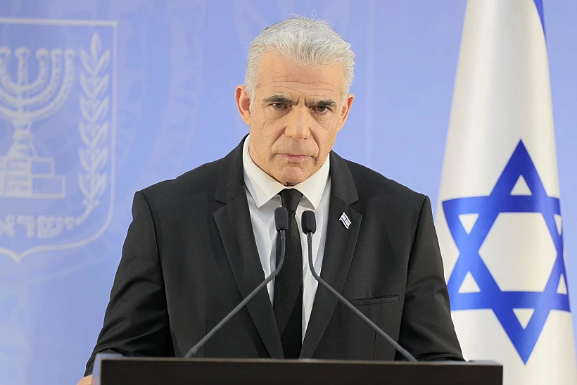 ראש האופוזיציה יאיר לפיד