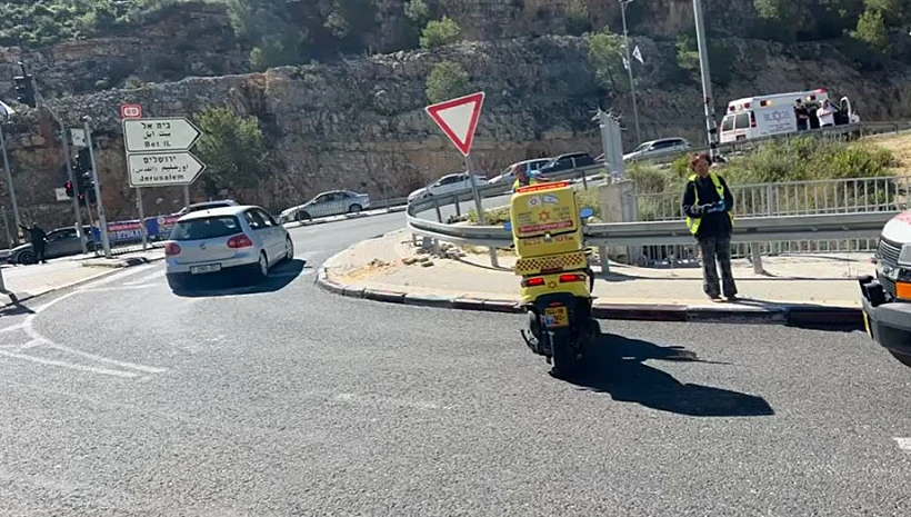 אמבולנס בשומרון, צומת המשטרה הבריטית, זירת הפיגוע בבנימין