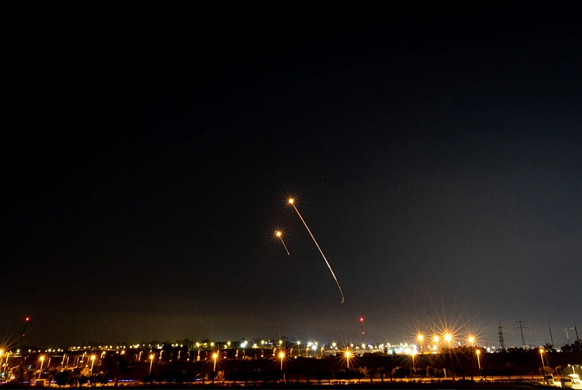 יירוט רקטה בשמי שדרות