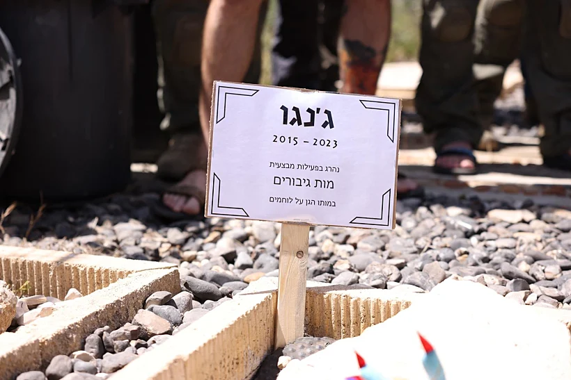 המצבה של ג'אנגו, שנהרג בפעולת הימ''מ