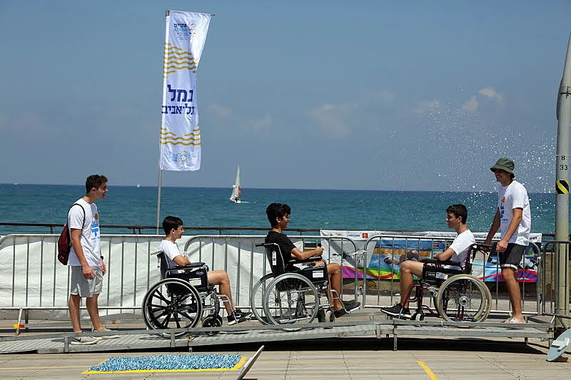 להרגיש נגישות בנמל תל אביב