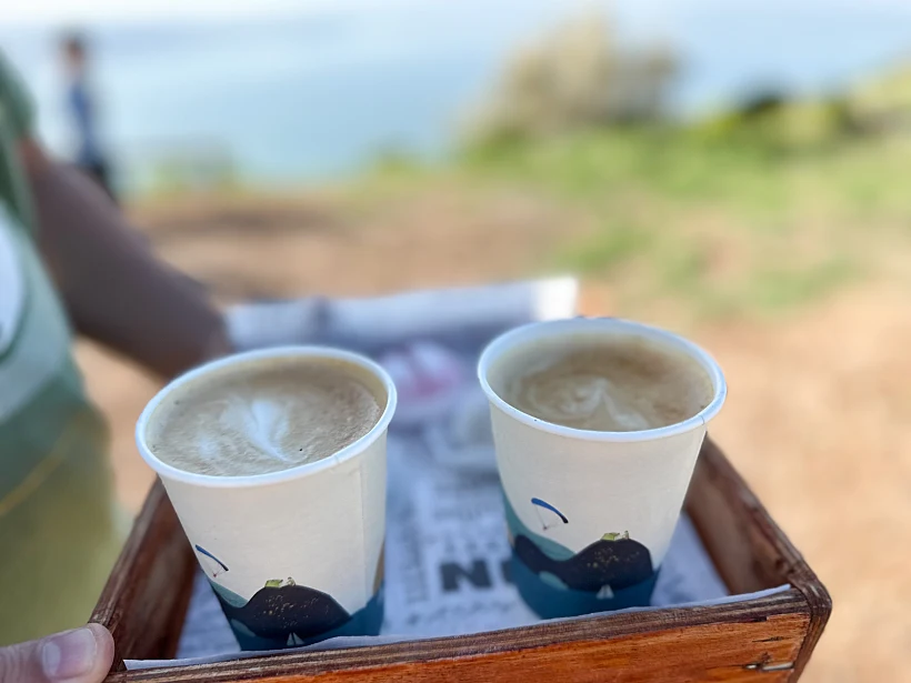 עגלת קפה מבוא חמה