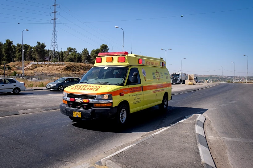 אמבולנס בגוש עציון. ארכיון