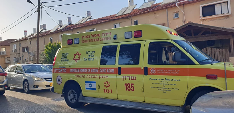 זירת התאונה בשרון