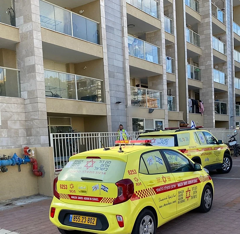 זירת האירוע באשדוד