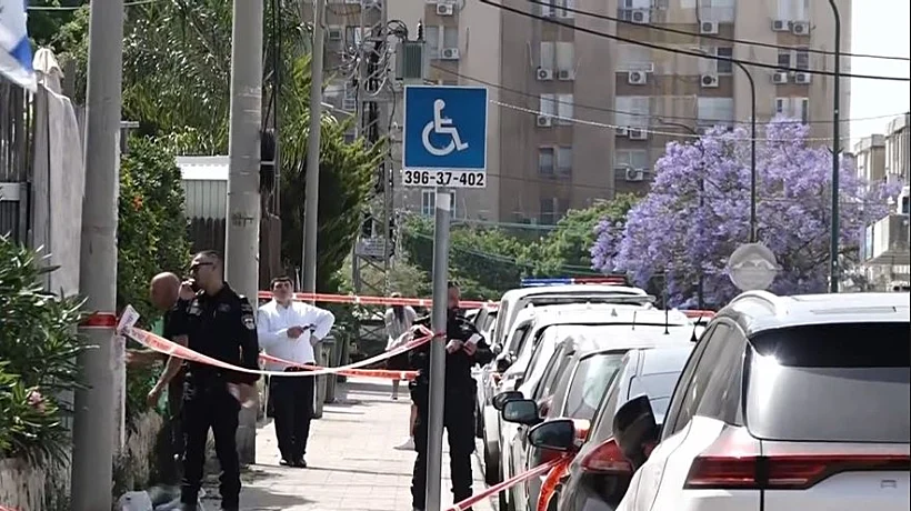 זירת הרצח הכפול בנתניה