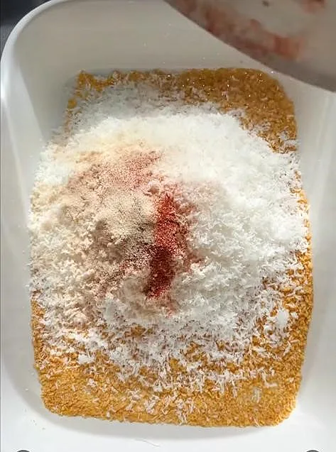 שניצל בציפוי קוקוס טחון