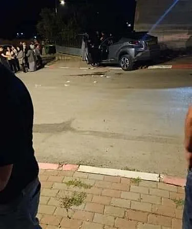 זירת הירי ביישוב סלאמה