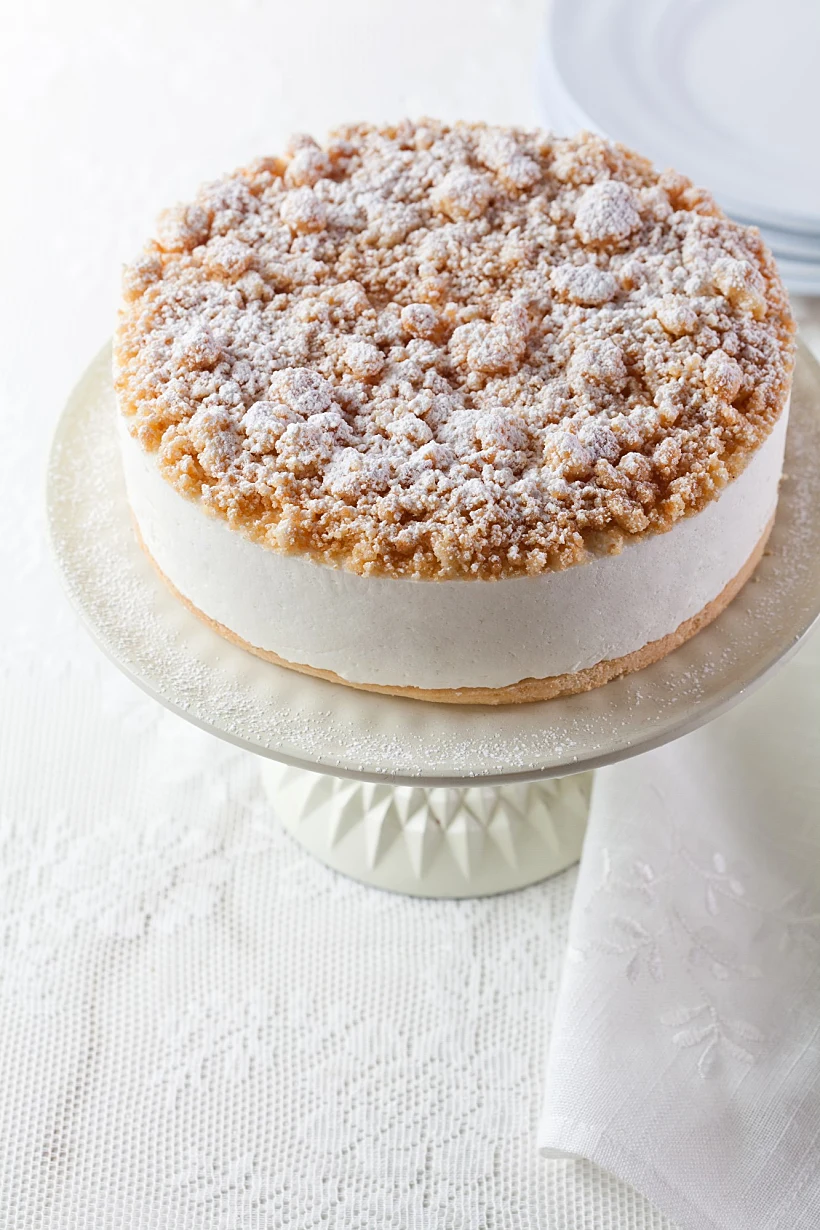 עוגת גבינה פירורים של מיקי שמו