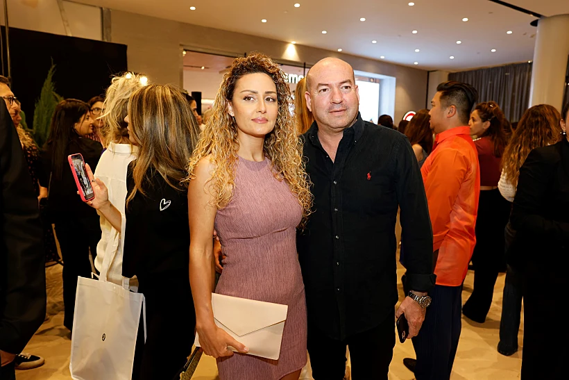 אייל ברקוביץ' וזוגתו שרון