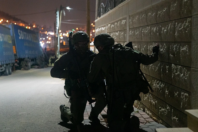 פעילות לוחמי צה''ל בשכם לוחמים חיילים