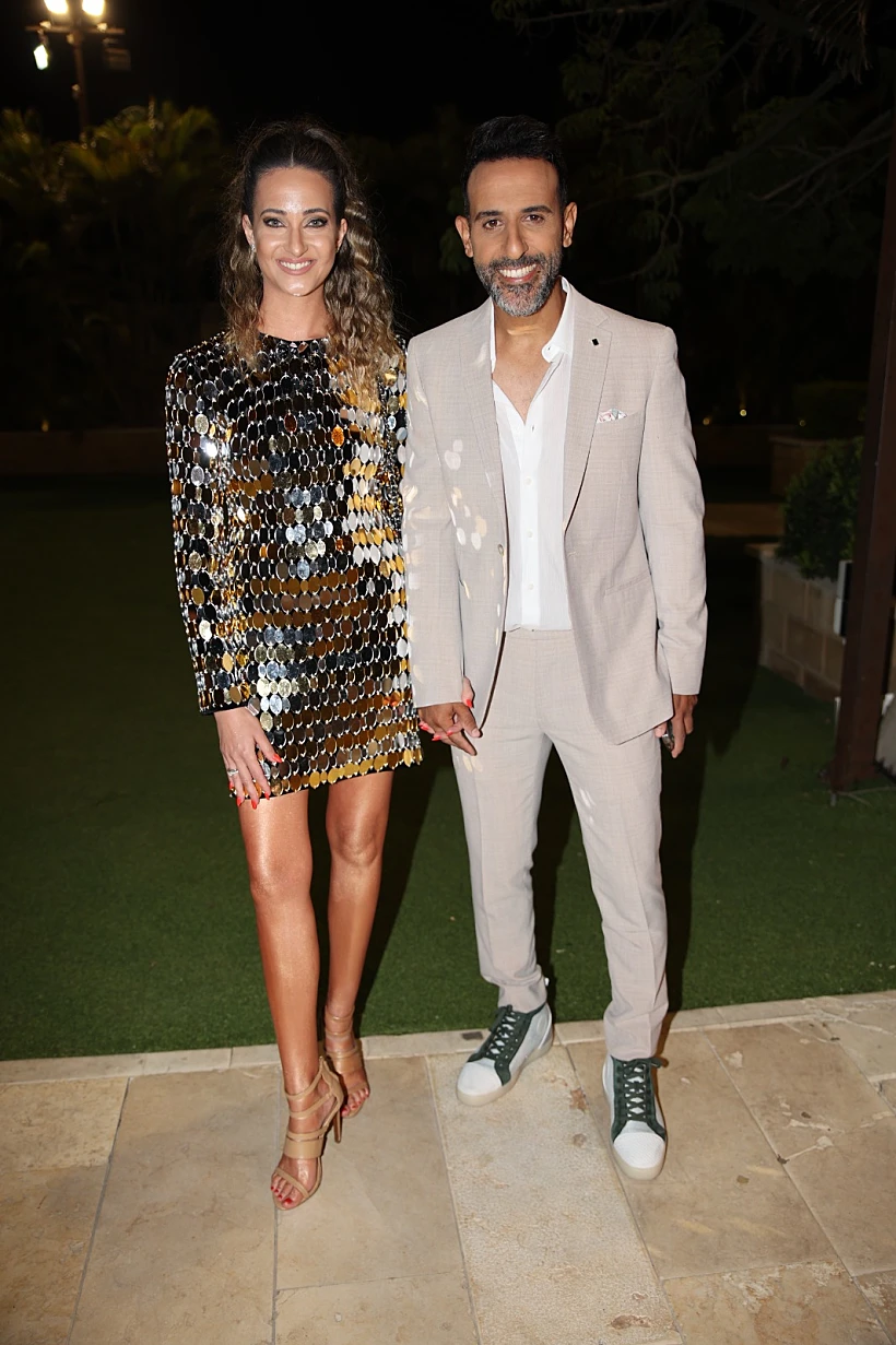 דודו אהרון ואשתו נטלי