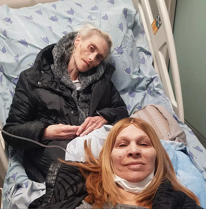 יהודית באומן ובתה קארין באומן