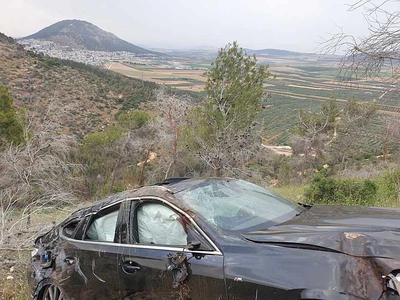 זירת התאונה, נוף הגליל, יער צ'רצ'יל