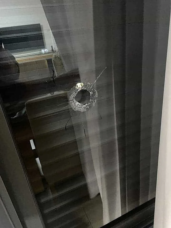 סימני הירי בגן נר