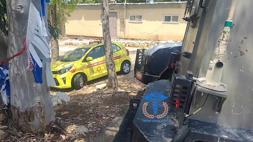 זירת הפיגוע ליד חרמש