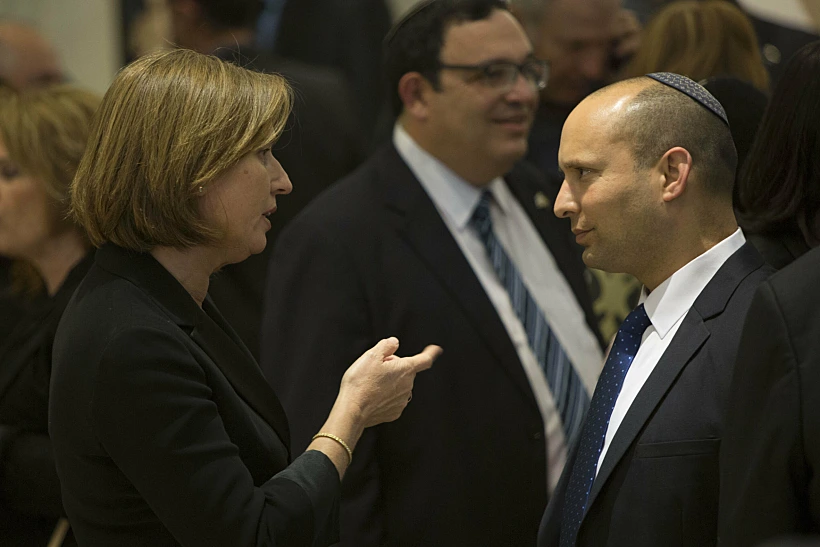 נפתלי בנט וציפי לבני