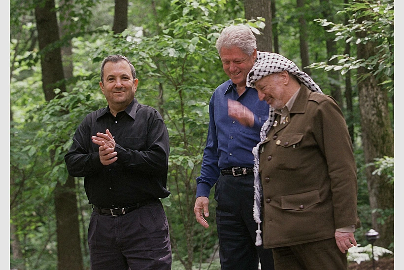 ערפאת, קלינטון וברק בקמפ דיויד