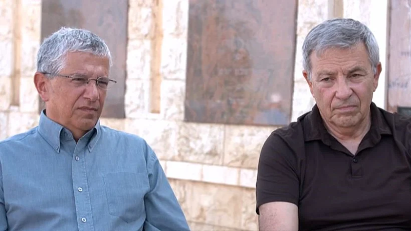 מפקדי חיל האוויר לשעבר אמיר אשל ועידו נחושתן