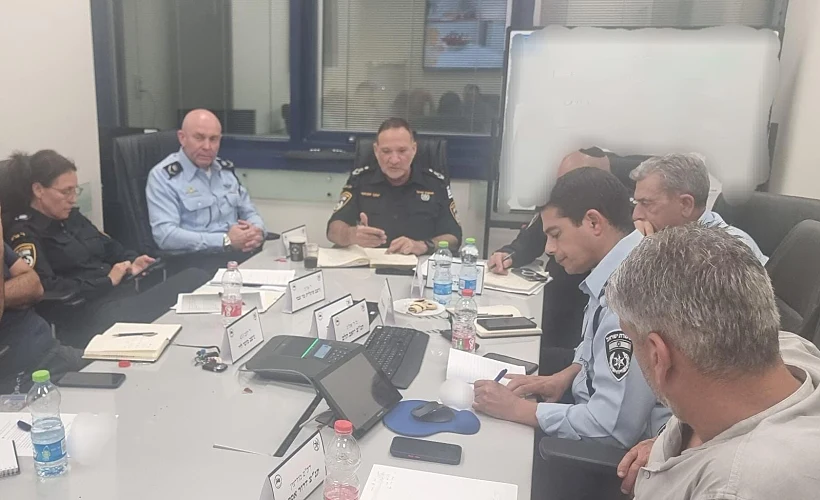 המפכ''ל קובי שבתאי בהערכת מצב בעקבות גל הרציחות במגזר הערבי