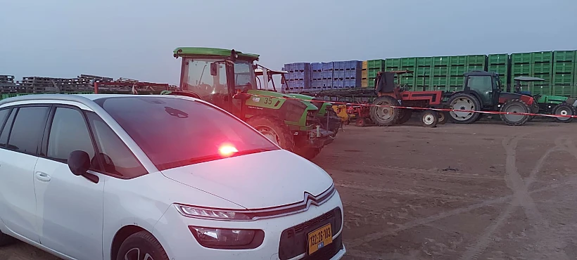 זירת האירוע סמוך לאופקים