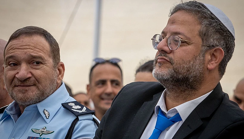 השר בן גביר והמפכ''ל שבתאי